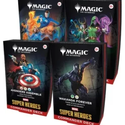 Magic The Gathering Marvel Super Heroes Commander Deck Bundle