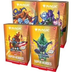 Magic The Gathering Marvel Super Heroes Collector Commander Deck Bundle