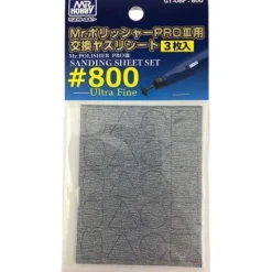 Mr. Hobby Mr. Polisher Pro 3 #800 Hobby Tool Sanding Sheet Set