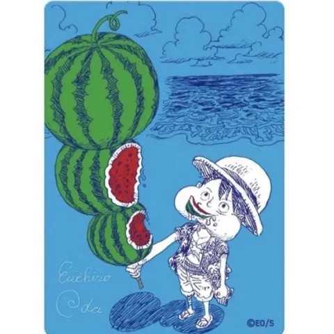 One Piece Metakira Monkey D. Luffy Watermelon Natsu Comi Promo Card