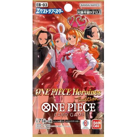 One Piece TCG Japanese Heroines Edition EB-03 Booster Pack