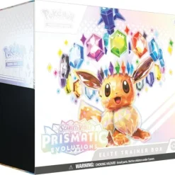 Pokemon Scarlet and Violet SV8.5 Prismatic Evolutions Elite Trainer Box