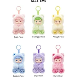 POP MART HACIPUPU Gummy Bear Series Vinyl Plush Pendant Blind Box AUTHENTIC