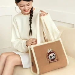 POP MART Labubu Classic Bag Series LABUBU Plush Tote Bag Brown AUTHENTIC