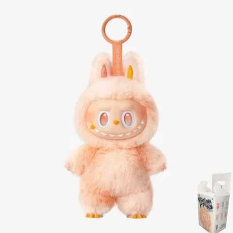 POP MART Labubu V3 Big Into Energy The Monsters Happiness Plush AUTHENTIC
