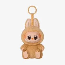 POP MART Labubu V2 Have A Seat The Monsters BABA Plush Keychain AUTHENTIC