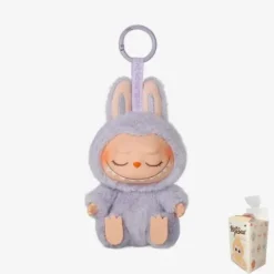 POP MART Labubu V2 Have A Seat The Monsters ZIZI Plush Keychain AUTHENTIC
