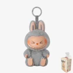 POP MART Labubu V2 Have A Seat The Monsters HEHE Plush Keychain AUTHENTIC