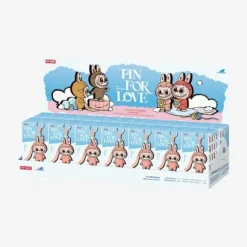 POP MART Labubu V4 The Monsters Pin For Love Series Plush Pendant Blind Box (N-Z)