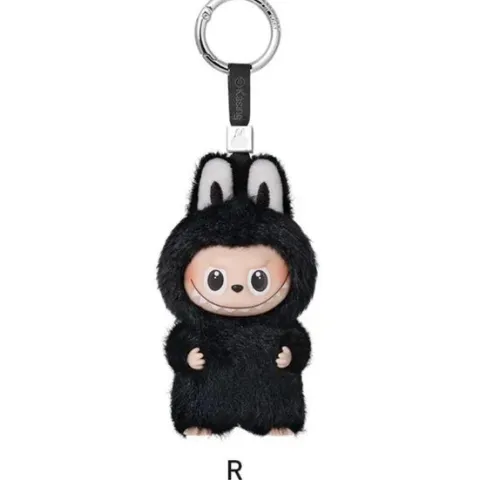 POP MART Labubu V4 The Monsters Pin For Love Alphabet Plush Pendant - Letter R