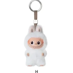 POP MART Labubu V4 The Monsters Pin For Love Alphabet Plush Pendant - Letter H