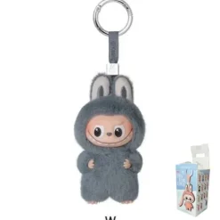 POP MART Labubu V4 The Monsters Pin For Love Alphabet Plush Pendant - Letter W