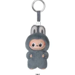 POP MART Labubu V4 The Monsters Pin For Love Alphabet Plush Pendant - Letter W