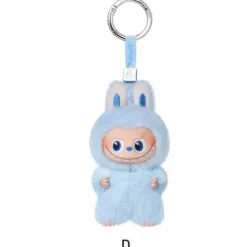 POP MART Labubu V4 The Monsters Pin For Love Alphabet Plush Pendant - Letter D