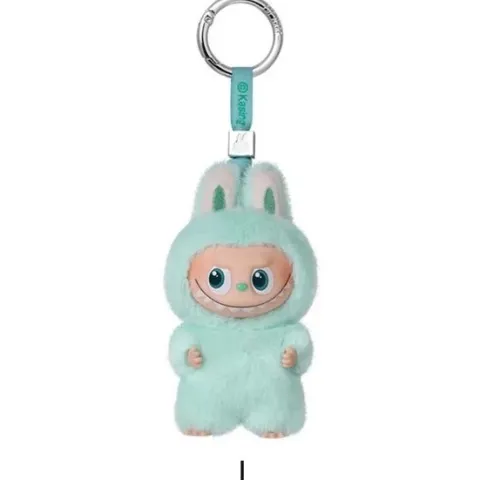 POP MART Labubu V4 The Monsters Pin For Love Alphabet Plush Pendant - Letter I