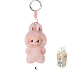 POP MART Labubu V4 The Monsters Pin For Love Alphabet Plush Pendant - Letter G