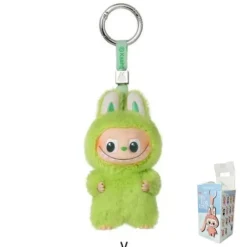 POP MART Labubu V4 The Monsters Pin For Love Alphabet Plush Pendant - Letter V