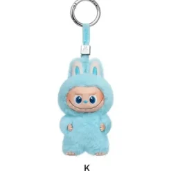 POP MART Labubu V4 The Monsters Pin For Love Alphabet Plush Pendant - Letter K