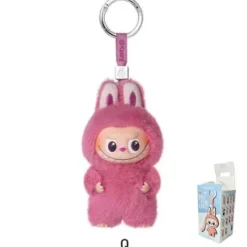POP MART Labubu V4 The Monsters Pin For Love Alphabet Plush Pendant - Letter Q