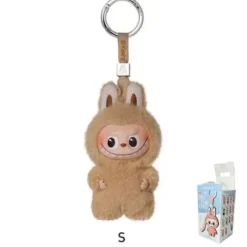 POP MART Labubu V4 The Monsters Pin For Love Alphabet Plush Pendant - Letter S