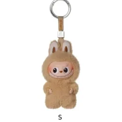 POP MART Labubu V4 The Monsters Pin For Love Alphabet Plush Pendant - Letter S