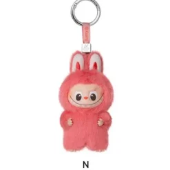 POP MART Labubu V4 The Monsters Pin For Love Alphabet Plush Pendant - Letter N