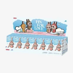 POP MART Labubu V4 The Monsters Pin For Love Plush Pendant Blind Box (N-Z) - Full Case