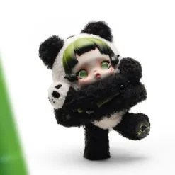 POP MART SKULLPANDA Lazy Panda Plush Doll Pendant AUTHENTIC