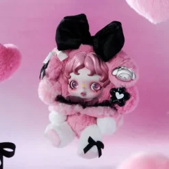 POP MART SKULLPANDA x My Melody Plush Doll Pendant AUTHENTIC
