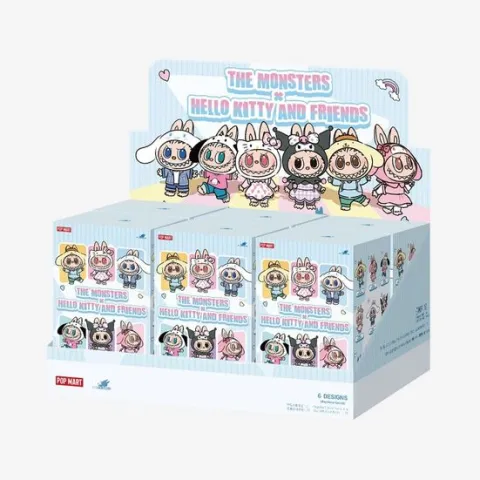 POP MART The Monsters Hello Kitty and Friends Series Blind Box Case of 6 AUTHENTIC