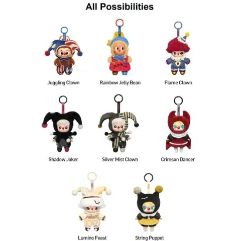 POP MART Why So Serious Series Vinyl Plush Pendant Blind Box AUTHENTIC
