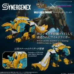 (PRE-ORDER: February 2027) Takara Tomy Synergenex Zoids x Monster Hunter Wild Liger Zinogre Model Kit