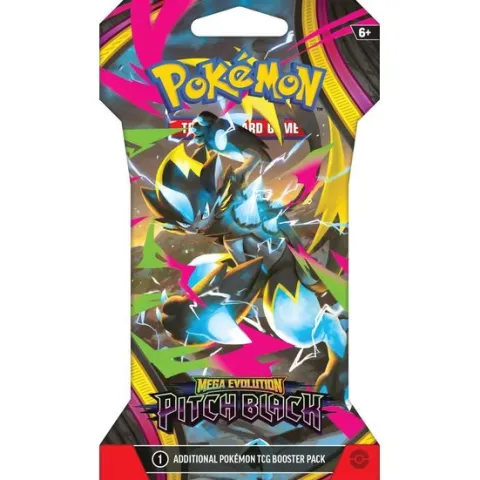 (PRE-ORDER JULY 2026) Pokemon TCG Mega Evolution - Pitch Black ME05 Sleeved Booster Pack