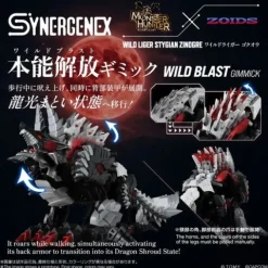 (PRE-ORDER: March 2027) Takara Tomy Synergenex Zoids x Monster Hunter Wild Liger Stygian Zinogre Model Kit