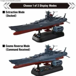 (PRE-ORDER: November 2026) Bandai Hobby Star Blazers Space Battleship Yamato 3199 Deluxe Set 1/1000 Scale Model Kit