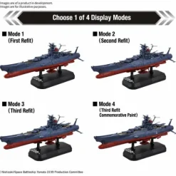 (PRE-ORDER: November 2026) Bandai Hobby Star Blazers Space Battleship Yamato 3199 Deluxe Set 1/1000 Scale Model Kit