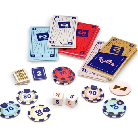 Randolph Rollie Dice and Card Game Roll for Cash or Crash Family Game