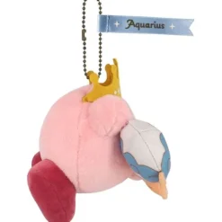 Sanei Horoscope Collection Kirby Mascot Aquarius 4-inch Mini Plush Keychain