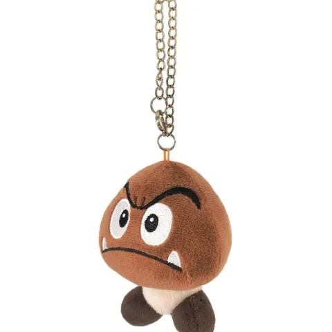 Sanei MM04 Super Mario - Goomba Mascot 4-inch Plush Keychain