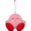 Sanei Sleeping Kirby Mascot 4-inch Mini Plush Keychain