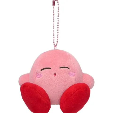 Sanei Sleeping Kirby Mascot 4-inch Mini Plush Keychain