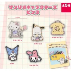 Sanrio Character Pins Gachapon Prize Figure (1 Random)