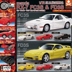 Stasto Car Craft Series Mazda RX-7 FC3S & FD3S 1/72 Gachapon Capsule - 1 Random