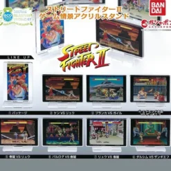 Street Fighter II Game Scene Acrylic Stand Gachapon (1 Random)