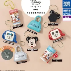 Takara Tomy ARTS Disney Mickey Mini Bag Charm Collection Gacha Capsule Toy - 1 Random