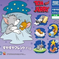 Takara Tomy ARTS Tom and Jerry Sleeping Friends Figure Gacha Capsule Toy - 1 Random
