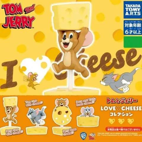 Takara Tomy ARTS Tom and Jerry I Love Cheese Series Gacha Capsule Toy - 1 Random