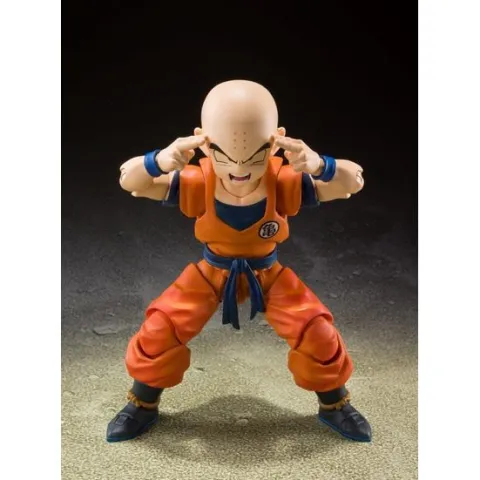 Tamashii Nations Dragon Ball Z S.H.Figuarts Krillin Earth's Strongest Man Action Figure