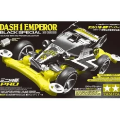 Tamiya Mini 4WD Dash-1 Emperor (MS Chassis) Black Special (Reissue) 1/32 Scale Model Kit
