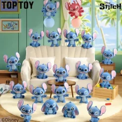 TOP TOY Disney Stitch Mini Fluffy Series Figures Blind Surprise Bag (3 figures)